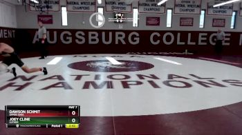 125 lbs Cons. Round 3 - Dawson Schmit, Upper Iowa vs Joey Cline, Luther