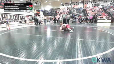 Rr Rnd 1 - George McGehee, Verdigris Youth Wrestling vs Grayson Schafer, Bartlesville Wrestling Club
