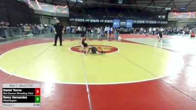 63 lbs Quarters - Daniel Torres, Mat Demon Wrestling Club vs Remy Hernandez, Washington