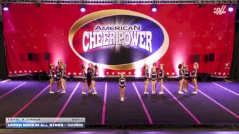 Upper Merion All Stars - Citrus [2026 L5 Junior Day 1] 2026 Cheer Power Trenton Showdown