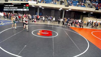 120 lbs Champ. Round 2 - Jace Brown, Unattached vs Manuel Rodriguez, Glenbard West