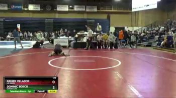 120 lbs Cons. Round 2 - Xavier Velador, La Junta vs Dominic Bosco, Canon City