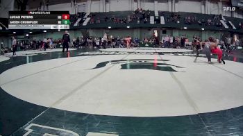 141 lbs 3rd Place Match - Jaden Crumpler, Michigan State vs Lucas Peters, Indiana