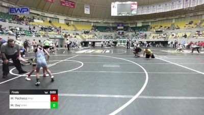 45-50 lbs Final - Mackenzie Pacheco, Prairie Grove Youth Wrestling vs Madeline Day, Spartan Wrestling Academy