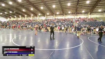 113 lbs Semifinal - Julius Rodriguez, AZ vs Breyton Banks, UT