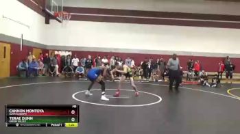 145 lbs Champ. Round 2 - Cannon Montoya, SLAM Academy vs Terae Dunn, Green Valley