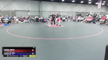 155 lbs Round 3 (8 Team) - Alexa Wolf, Arkansas Red vs Katelyn Hill, Georgia Red