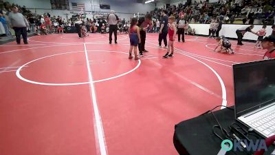 75 lbs Consi Of 4 - Max Blair, Collinsville Cardinal Youth Wrestling vs Elena Valadez, Dark Cloud Wrestling Club