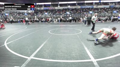 128 lbs Round Of 16 - Haydyn Spitznogle, Independent vs Zayden Teson, Warrenton