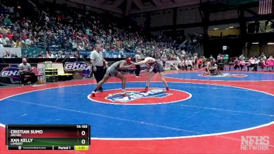 7A-165 lbs Semifinal - Cristian Sumo, Archer vs Xan Kelly, Lambert