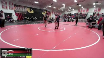 190 lbs Champ. Round 2 - Daniela Tapia, Paramount vs Juliana Zaky, Cerritos