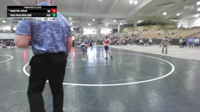 100 lbs Champ. Round 1 - Jha?kai Roller, Higher Calling Wrestling vs Destin Cruz, Maryville Wrestling