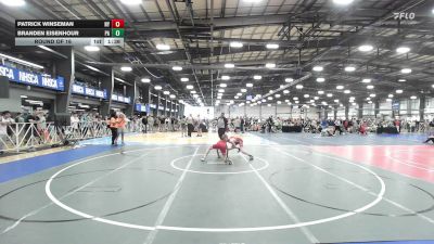 106 lbs Round Of 16 - Patrick Winseman, NY vs Branden Eisenhour, PA