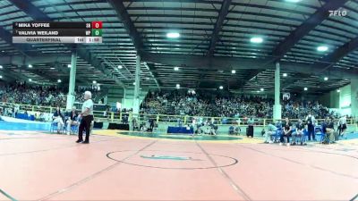 135 lbs Quarterfinal - Valivia Weiland, White Pine vs Mika Yoffee, SLAM! NEVADA