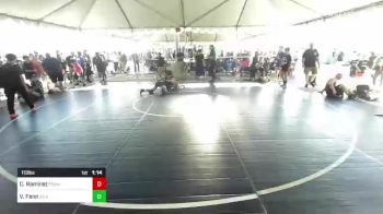 113 lbs Semifinal - Camilo Ramirez, Pounders WC vs Vonn Fenn, Silverback WC