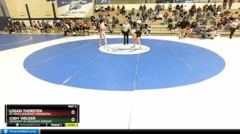 157 lbs Cons. Round 2 - Cody Welker, University Of Wisconsin-Oshkosh vs Logan Thorsten, St. John`s University (Minnesota)