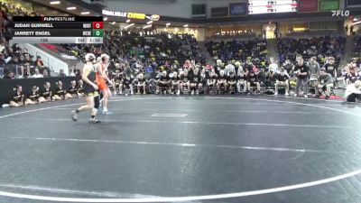 126 lbs Quarterfinal - Judah Gurwell, Winterset vs Jarrett Engel, West Delaware, Manchester