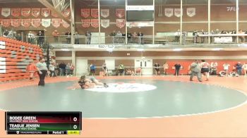 113 lbs Cons. Semi - Teague Jensen, Madison High School vs Bodee Green, Hillcrest High School