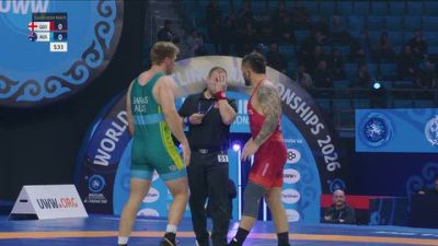 97 kg Qualif. - Givi Matcharashvili, Georgia vs Thomas John Mcglinchey Barns, Australia