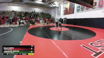 130 lbs 3rd Place Match - Ella Curtis, Mountain Vista vs Hermione Zeisler, Discovery Canyon