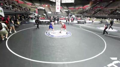 74 kg Cons. Round 2 - Daniel Richardson, All Navy Wrestling vs Adrian Maya, Firebaugh High School Wrestling