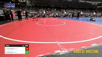 52 lbs Consi Of 8 #1 - John Carpenter, Best Trained Wrestling vs Kyden McElroy, Garden City Ks