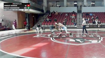 141 lbs Consi Of 8 #1 - Presley Johnson, The Citadel vs Marley Washington, Davidson