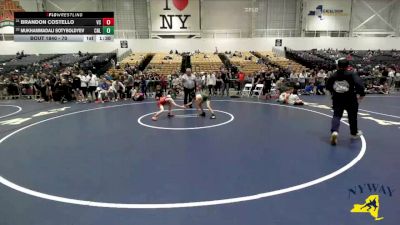 70 lbs Semifinal - Mukhammadali Sotyboldyev, Club Not Listed vs Brandon Costello, VHW Club