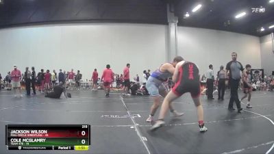 215 lbs Round 5 (6 Team) - Cole McGlamry, Team 478 vs Jackson Wilson, Full Circle Wrestling