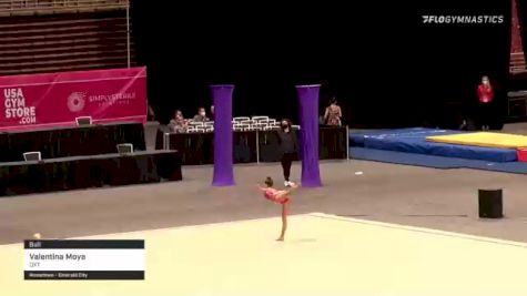 Valentina Moya - Ball, OXT - 2021 USA Gymnastics Championships