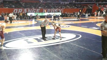3A 120 lbs Cons. Round 2 - Anthony Sutton, Lockport (Twp.) vs Jayce Glauser, Fox Lake (Grant)