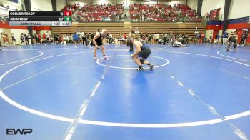 157 lbs Semifinal - Collier Tracy, Tulsa Union vs John Toby, Sapulpa