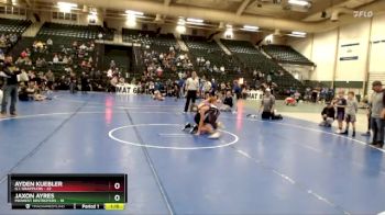 119 lbs Cross Bracket (8 Team) - Ayden Kuebler, G.I. Grapplers vs Jaxon Ayres, Midwest Destroyers