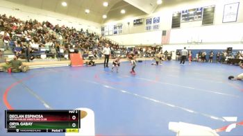 49 lbs Cons. Semi - Orya Gabay, LAWC vs Declan Espinosa, Rough House Wrestling Club