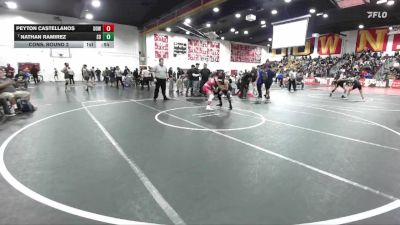 126 lbs Cons. Round 2 - Nathan Ramirez, San Dimas vs Peyton Castellanos, Downey