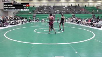157 lbs 2nd Wrestleback (16 Team) - Chays Sanders, Hillgrove vs Max Indorf, North Gwinnett