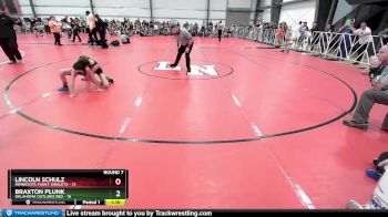 68 lbs Rd# 10- 4:00pm Saturday Final Pool - Braxton Plunk, Oklahoma Outlaws Red vs Lincoln Schulz, Minnesota Funky Singlets