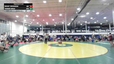 125 lbs Semifinal - Brody Wehrheim, Grit Mat Club - MS vs Tanner Ingle, Keystone Krush - MS