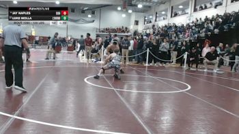 150 lbs Round Of 16 - Jay Naples, Cohasset vs Luke Molla, Lynnfield/N.Reading