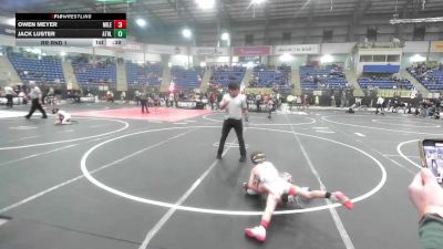 62 lbs Rr Rnd 1 - Owen Meyer, Mile High WC vs Jack Luster, Athlos Wrestling