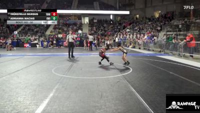 50 lbs Cons. Round 2 - TrüEstelle DeJesus, Team Of Hard Knox vs Adrianna Macias, Oakley Wrestling Club