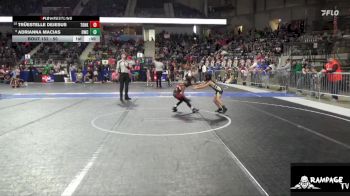 50 lbs Cons. Round 2 - TrüEstelle DeJesus, Team Of Hard Knox vs Adrianna Macias, Oakley Wrestling Club