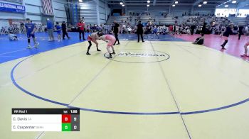 120 lbs Rr Rnd 1 - Cooper Davis, Combat Athletics Black vs Colt Carpenter, Barnesville