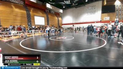70 lbs Cons. Round 2 - Jack Rogers, Dubois Middle School vs Wyatt Nimmo, Shoshoni Junior High School