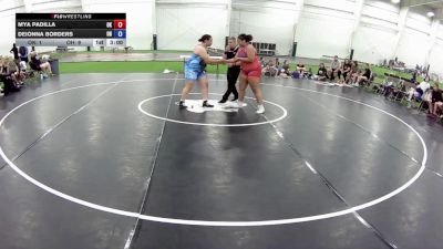 235 lbs Mya Padilla, Oklahoma vs Deionna Borders, Ohio