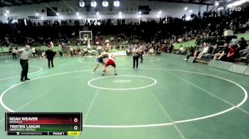215 lbs Quarterfinal - Noah Weaver, Rossville vs Tristen Lanum, Greenfield-Central