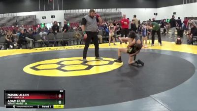 65 lbs Round 2 (8 Team) - Adam Husk, Refuse To Lose vs Mason Allen, PA Alliance