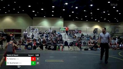 85 lbs Semis (4 Team) - Nico Adamo, Rochester vs Mason Buchanan, Brighton Orange