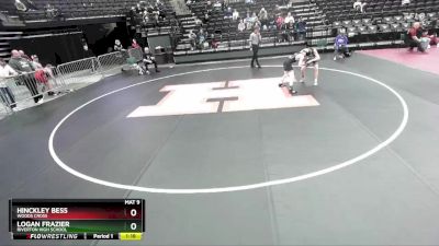 101 lbs Cons. Round 4 - Logan Frazier, Riverton High School vs Hinckley Bess, Woods Cross