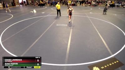 107 Championship Bracket Cons. Round 7 - Chase Lawrence, Stillwater vs Evan Marvin, Apple Valley